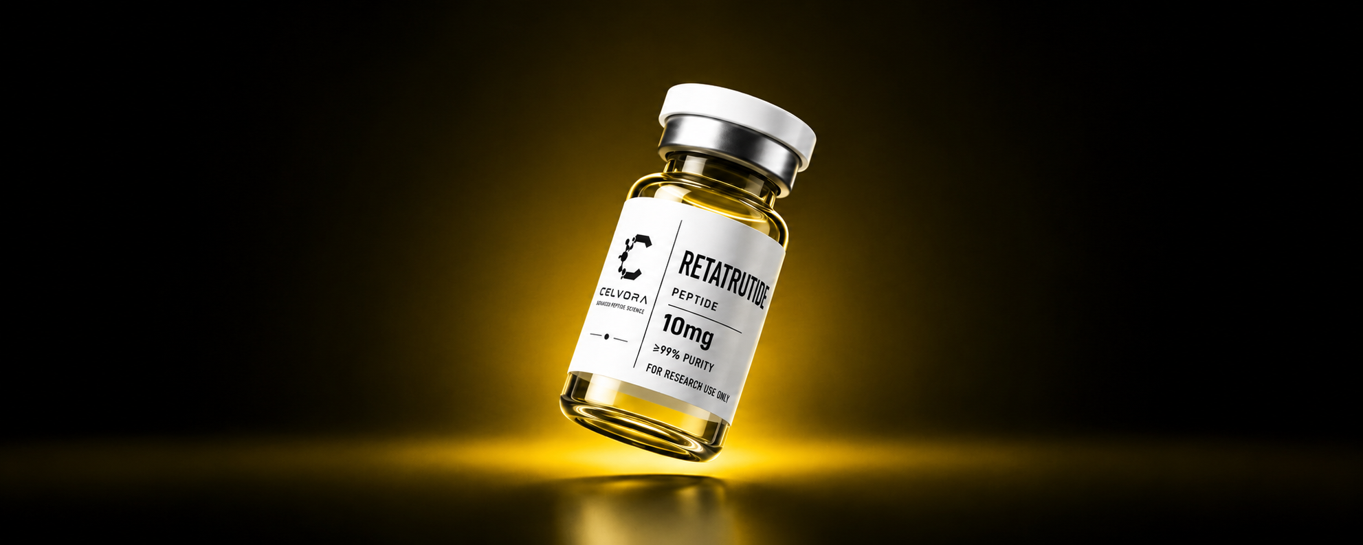 Research grade peptide vial
